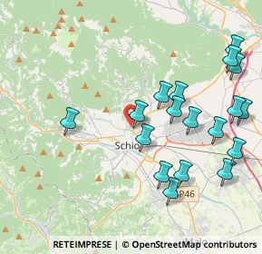 Mappa Via Caussa, 36015 Schio VI, Italia (4.40944)
