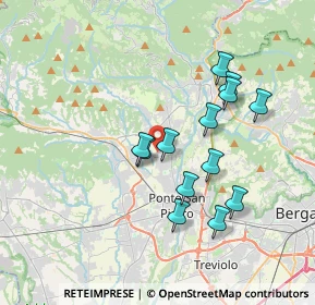 Mappa Via Ugo Foscolo, 24030 Brembate di Sopra BG, Italia (3.24462)