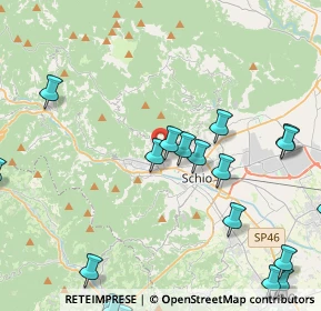 Mappa Via Battaglione Ramina, 36015 Schio VI, Italia (5.957)