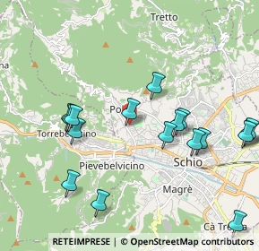 Mappa Via Battaglione Ramina, 36015 Schio VI, Italia (2.5285)