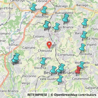 Mappa Via Concordia, 20838 Renate MB, Italia (2.7115)