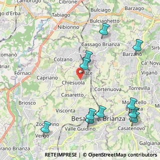 Mappa Via Concordia, 20838 Renate MB, Italia (2.56909)