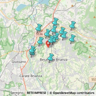 Mappa Via Concordia, 20838 Renate MB, Italia (2.69467)