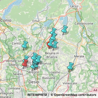 Mappa Via Concordia, 20838 Renate MB, Italia (6.93286)
