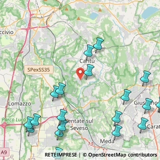 Mappa Via Santa Chiara, 22060 Carimate CO, Italia (6.228)