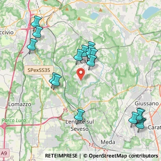 Mappa Via Santa Chiara, 22060 Carimate CO, Italia (4.56313)