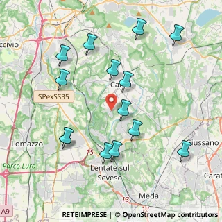 Mappa Via Santa Chiara, 22060 Carimate CO, Italia (4.20071)