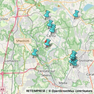 Mappa Via Santa Chiara, 22060 Carimate CO, Italia (4.22917)