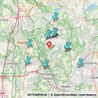 Mappa Via Santa Chiara, 22060 Carimate CO, Italia (3.22917)