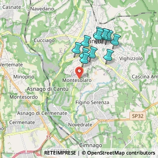 Mappa Via Santa Chiara, 22060 Carimate CO, Italia (1.64545)