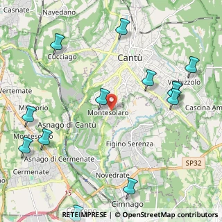 Mappa Via Santa Chiara, 22060 Carimate CO, Italia (2.80154)