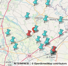 Mappa Via Perinotto, 31047 Ponte di Piave TV, Italia (9.364)