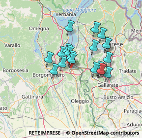 Mappa Via dei Garofani, 28053 Castelletto sopra Ticino NO, Italia (10.5385)