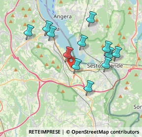 Mappa Via dei Garofani, 28053 Castelletto sopra Ticino NO, Italia (3.52333)