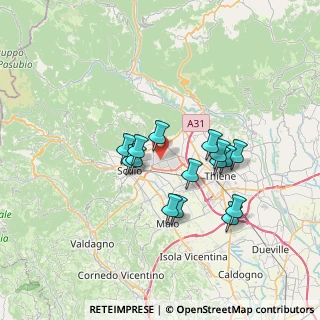 Mappa Via Lazio, 36015 Schio VI, Italia (5.782)