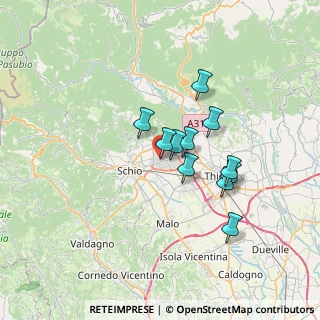 Mappa Via Lazio, 36015 Schio VI, Italia (5.25273)