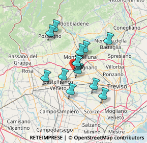 Mappa Via Giorgio Massari, 31050 Vedelago TV, Italia (10.01538)