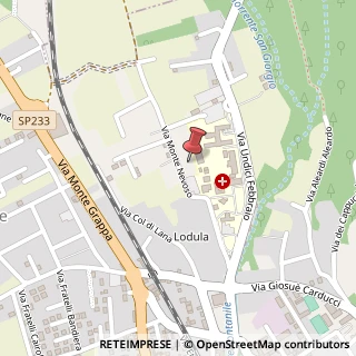 Mappa Via Monte Nevoso, 12, 21049 Tradate, Varese (Lombardia)