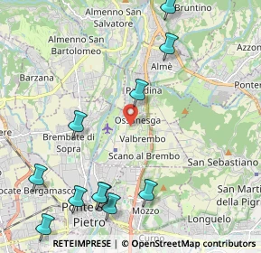 Mappa Via Cesare Battisti, 24030 Valbrembo BG, Italia (2.66818)