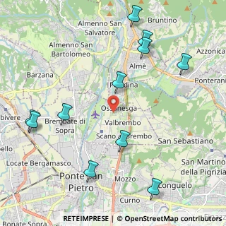 Mappa Via Cesare Battisti, 24030 Valbrembo BG, Italia (2.56727)