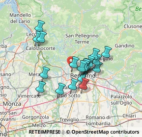 Mappa Via Cesare Battisti, 24030 Valbrembo BG, Italia (10.8165)