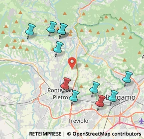 Mappa Via Cesare Battisti, 24030 Valbrembo BG, Italia (4.23727)