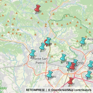 Mappa Via Cesare Battisti, 24030 Valbrembo BG, Italia (5.67615)