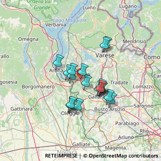Mappa Vicolo Chiuso, 21029 Vergiate VA, Italia (10.74737)