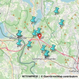 Mappa Vicolo Chiuso, 21029 Vergiate VA, Italia (3.86692)