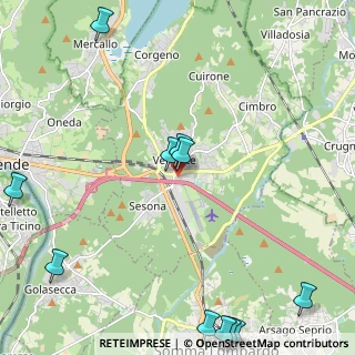 Mappa Vicolo Chiuso, 21029 Vergiate VA, Italia (3.09727)