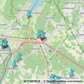 Mappa Vicolo Chiuso, 21029 Vergiate VA, Italia (3.48889)