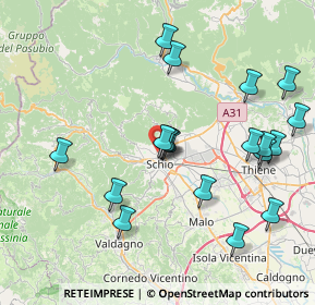 Mappa Via Monte Zebio, 36015 Schio VI, Italia (8.23526)