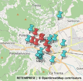 Mappa Via Monte Zebio, 36015 Schio VI, Italia (1.3585)