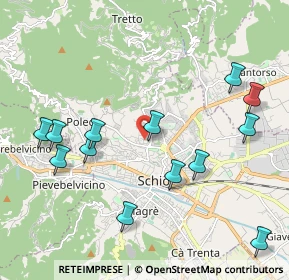 Mappa Via Monte Zebio, 36015 Schio VI, Italia (2.26769)