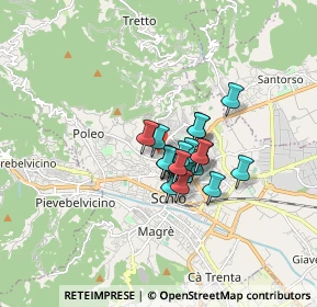 Mappa Via Monte Zebio, 36015 Schio VI, Italia (0.9905)