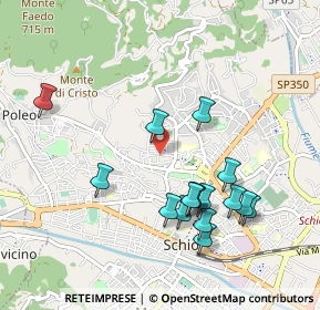 Mappa Via Monte Zebio, 36015 Schio VI, Italia (0.96438)