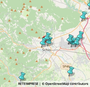 Mappa Via Monte Zebio, 36015 Schio VI, Italia (4.755)