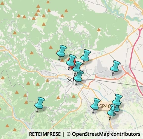 Mappa Via Monte Zebio, 36015 Schio VI, Italia (3.79182)