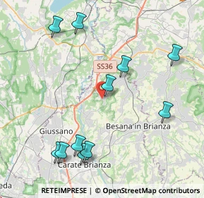 Mappa Via Luigi Galvani, 20836 Briosco MB, Italia (4.67182)