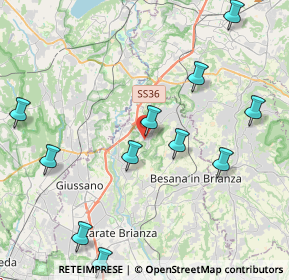 Mappa Via Luigi Galvani, 20836 Briosco MB, Italia (4.77364)