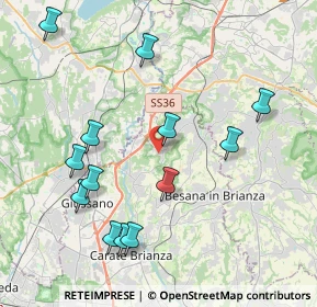 Mappa Via Luigi Galvani, 20836 Briosco MB, Italia (4.33769)