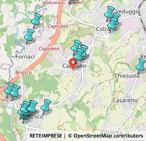 Mappa Via Luigi Galvani, 20836 Briosco MB, Italia (1.398)