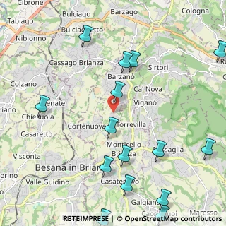 Mappa Via Antonio Gramsci, 23891 Barzanò LC, Italia (2.788)