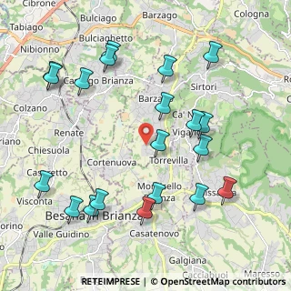 Mappa Via Antonio Gramsci, 23891 Barzanò LC, Italia (2.317)