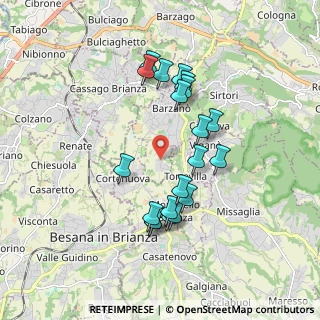 Mappa Via Antonio Gramsci, 23891 Barzanò LC, Italia (1.6605)