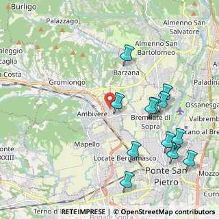 Mappa Via Dante Alighieri, 24030 Mapello BG, Italia (2.295)