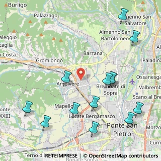 Mappa Via Dante Alighieri, 24030 Mapello BG, Italia (2.55308)