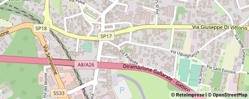 Mappa Vergiate