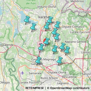 Mappa 21040 Carnago VA, Italia (6.16786)