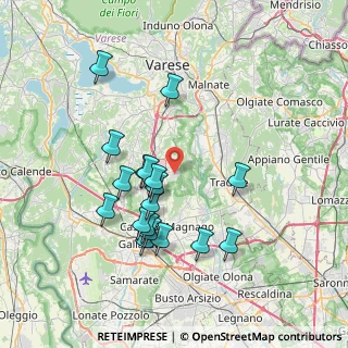 Mappa 21040 Carnago VA, Italia (6.93222)